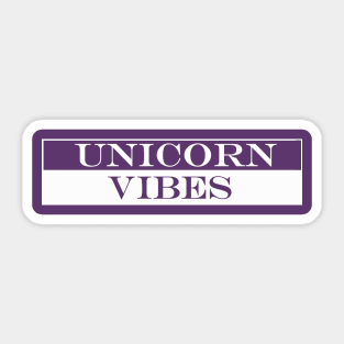 unicorn vibes Sticker